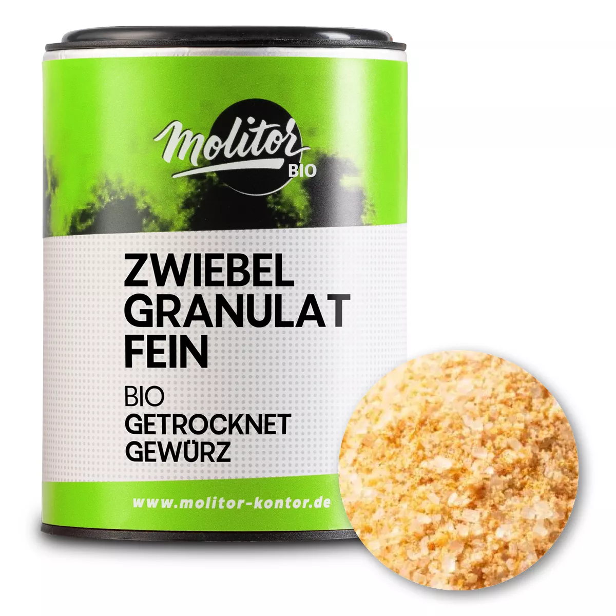 Getrocknete Zwiebel Bio | Granulat fein