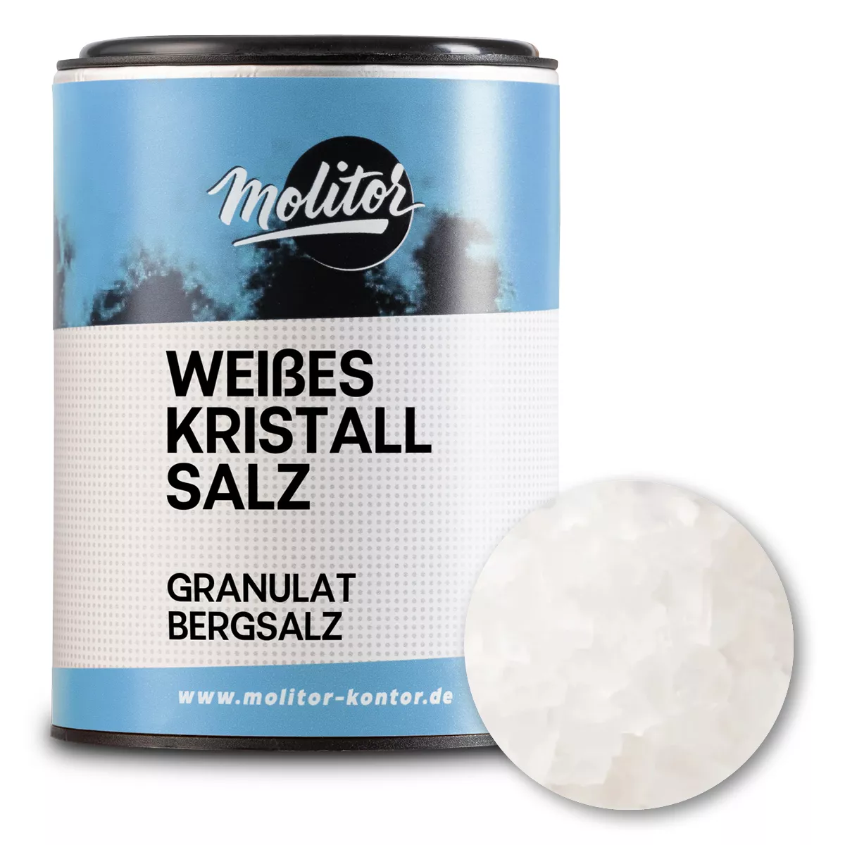 Weißes Salz Granulat | für Salzmühle