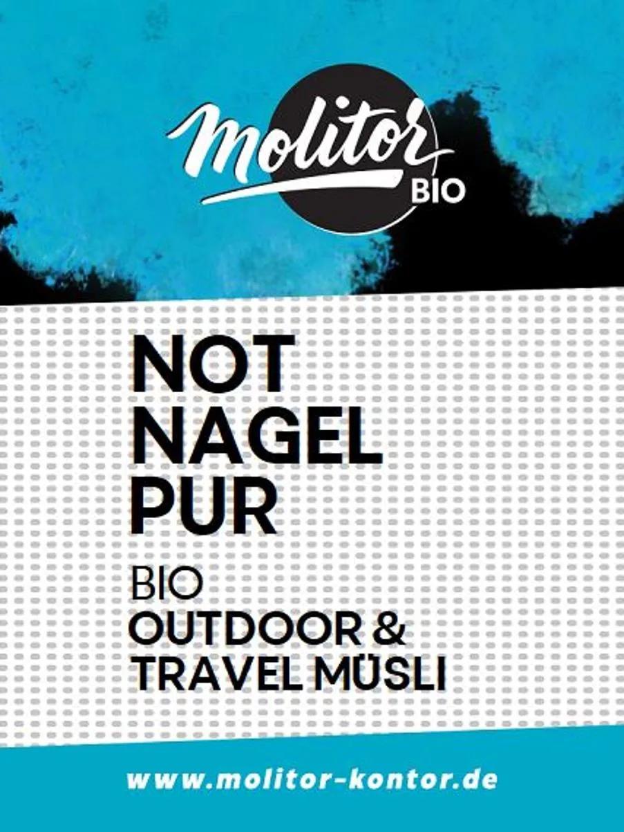 Outdoor Müsli Pur Bio Etikett