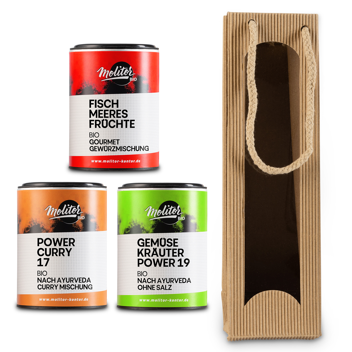 Kleines Geschenk für Köche | Power Bio Gewürz Set