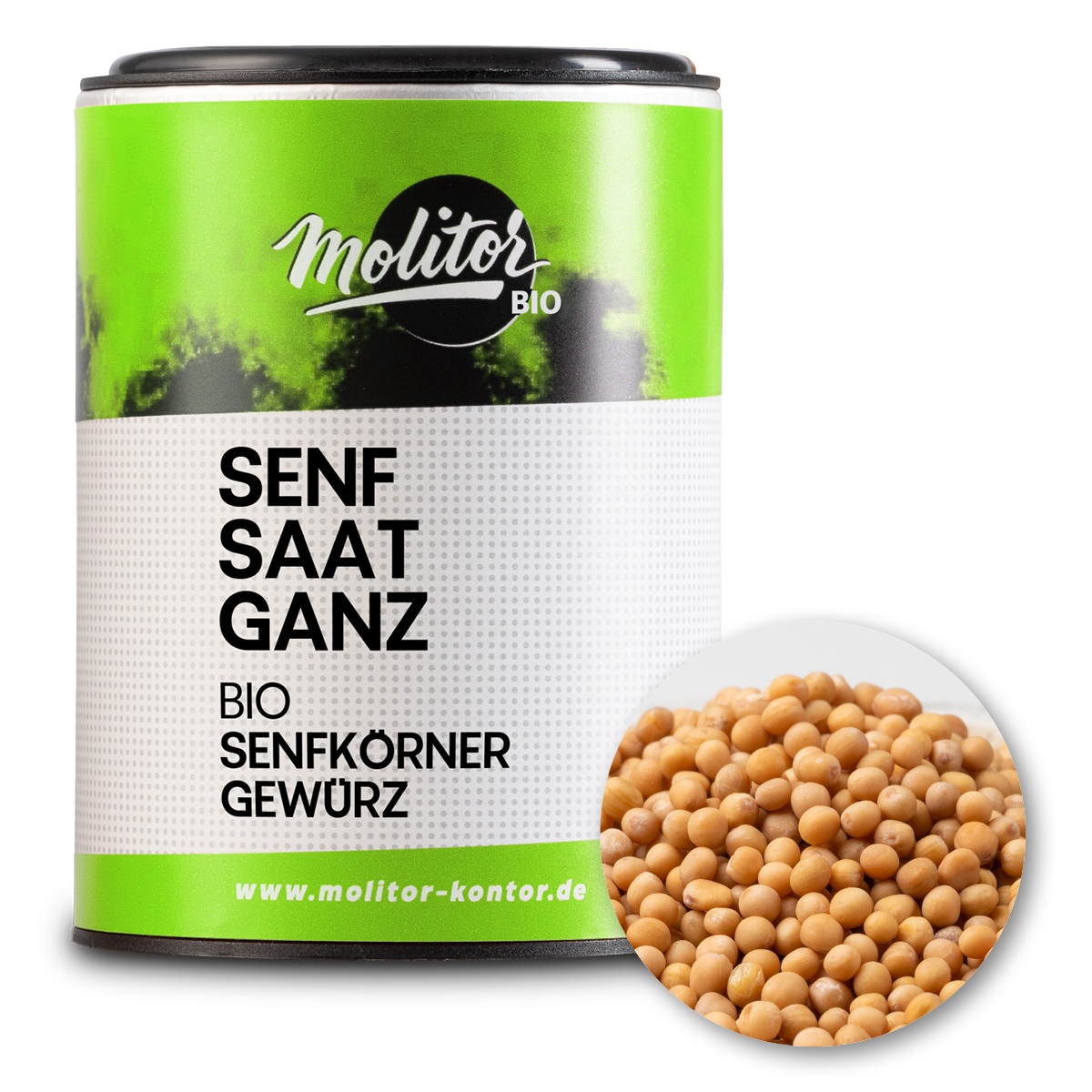Senfsaat Bio ganz | goldgelb