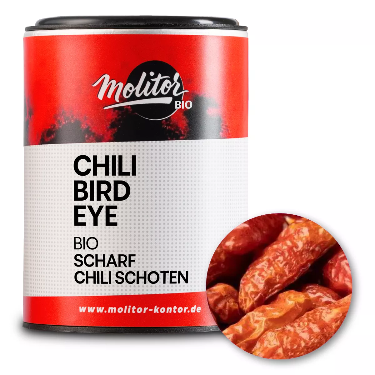 Bird Eye Chili Bio | Mini Chili Schoten ganz getrocknet