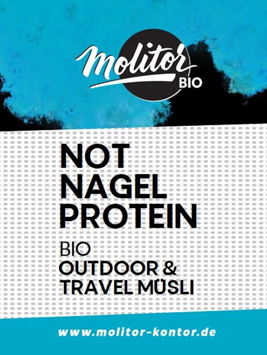 Outdoor Müsli Protein Bio Etikett