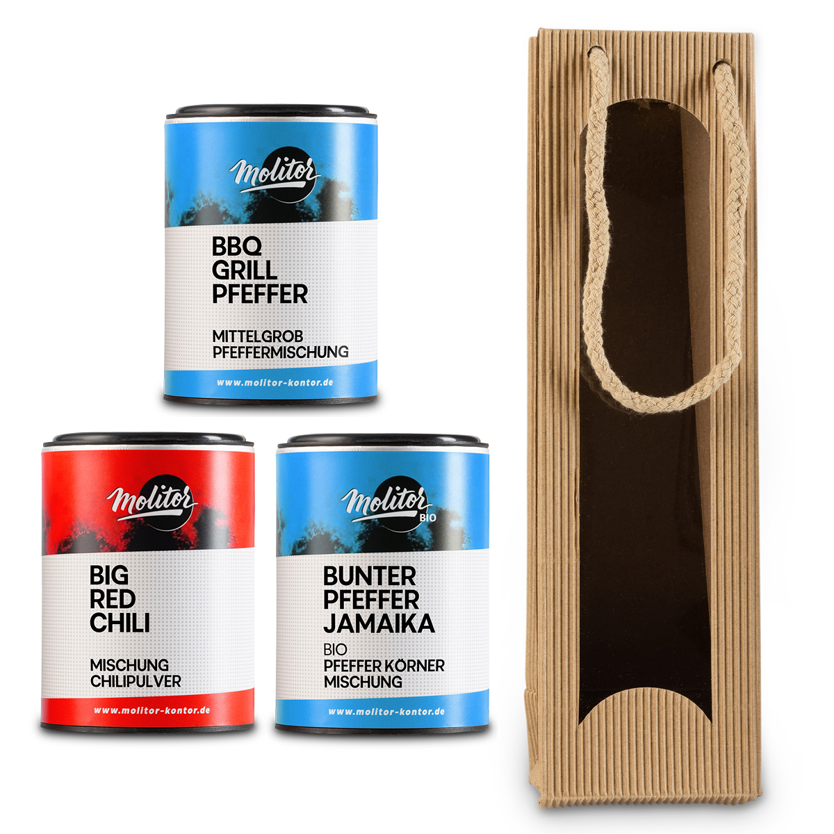 Kleinigkeit für Männer | Gewürz Set Pfeffer und Chili 